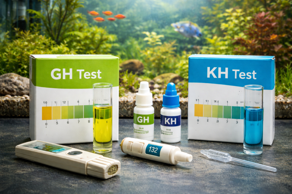 Test GH et KH en aquariophilie d’eau douce avec éprouvette