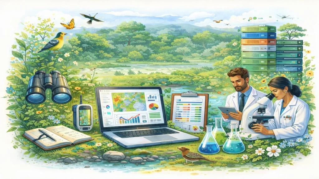 Inventaires naturalistes et biodiversité – outils scientifiques et données de terrain en Bretagne sud
