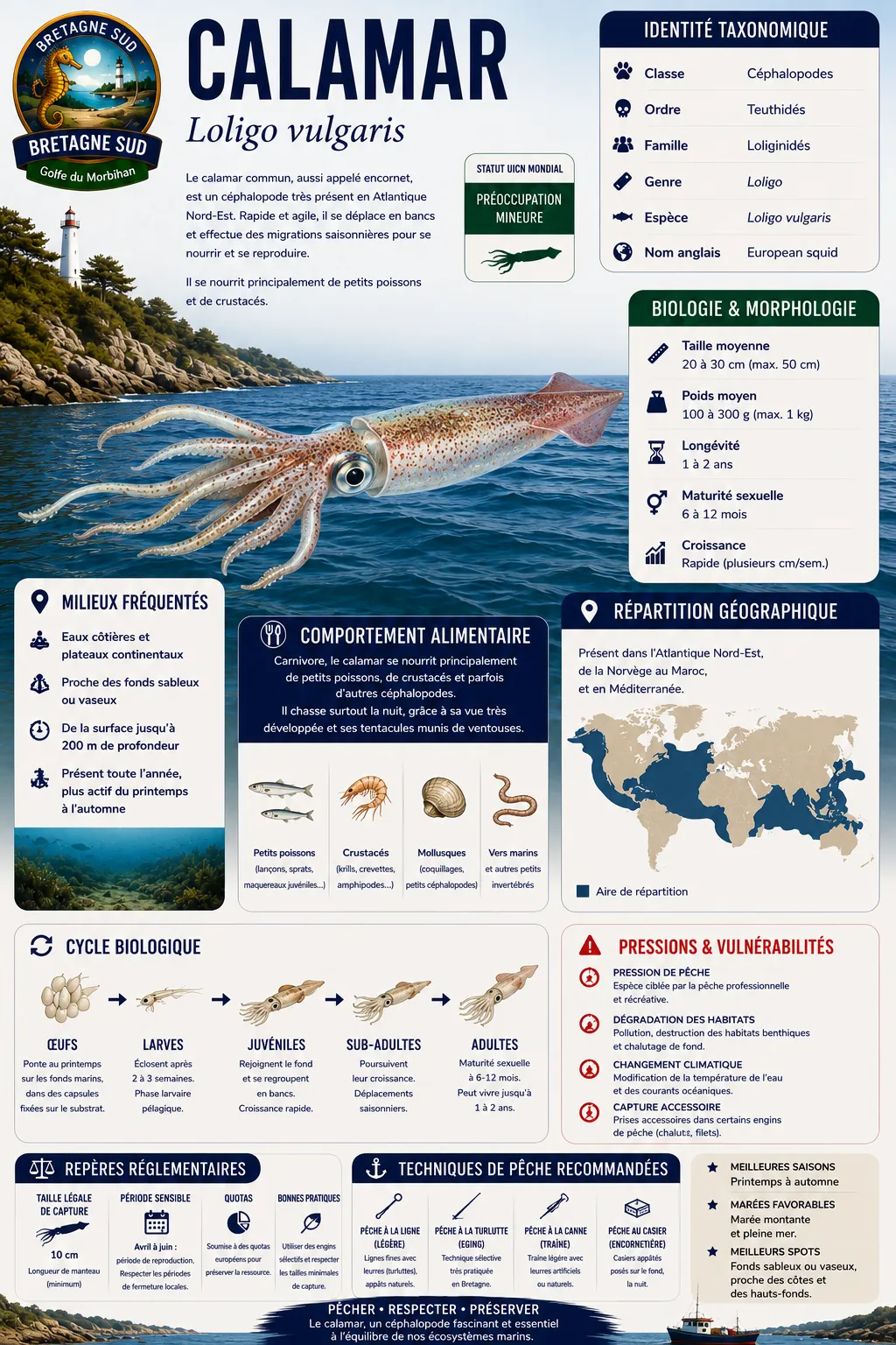 Fiche Espece Calamar