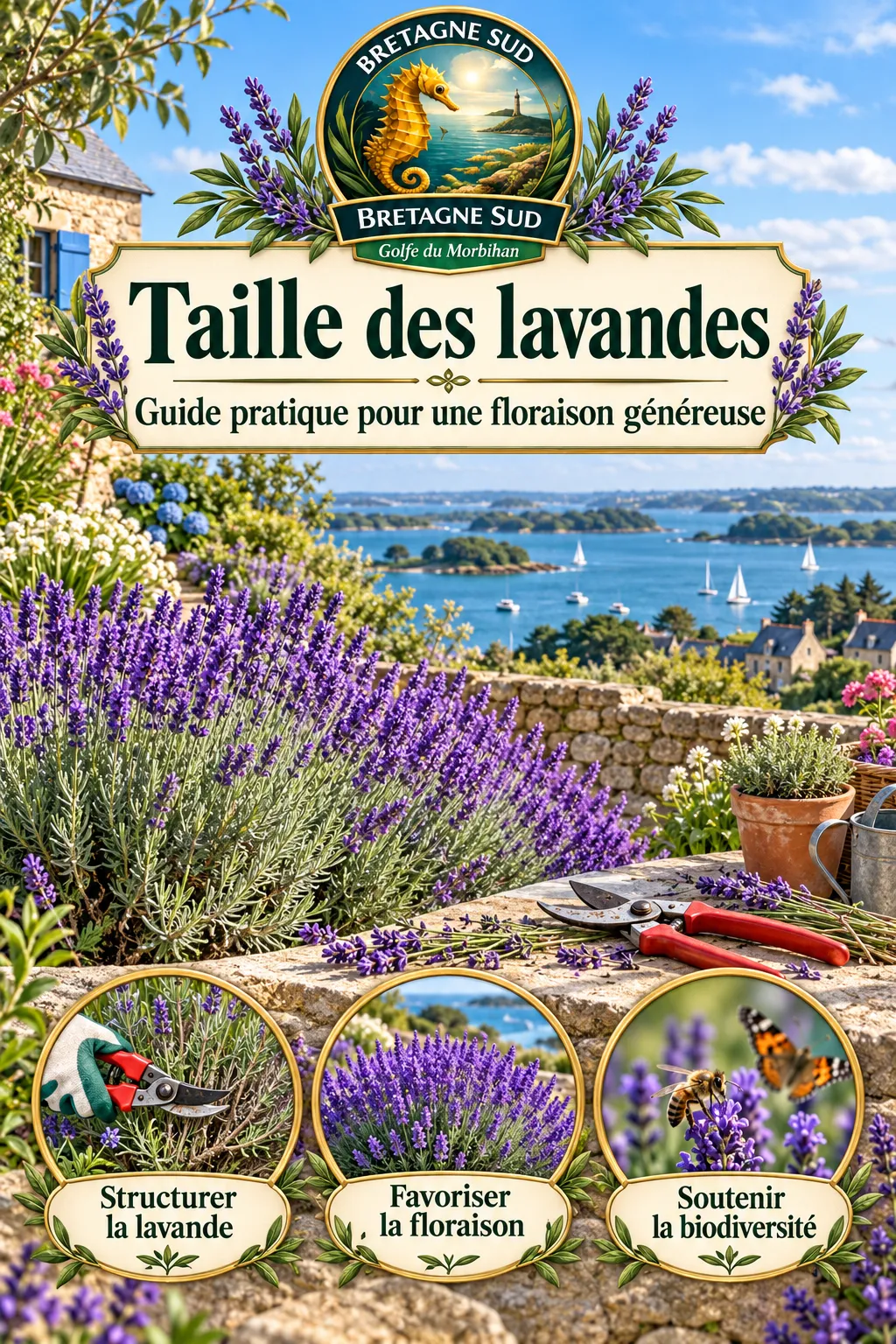 Guide de taille des lavandes en Bretagne Sud