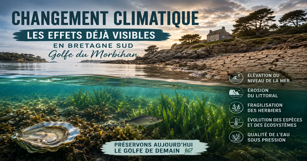 Changement climatique et littoral du Golfe du Morbihan