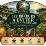 Infographie arrosage jardin Bretagne Sud