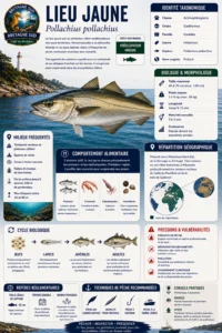 Infographie du lieu jaune en Bretagne Sud