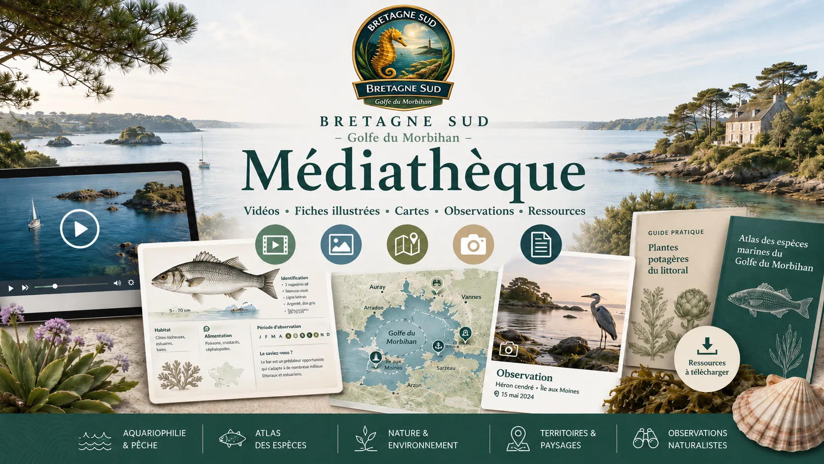 Médiathèque Bretagne Sud Golfe du Morbihan