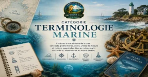 Affiche terminologie marine Bretagne Sud littoral