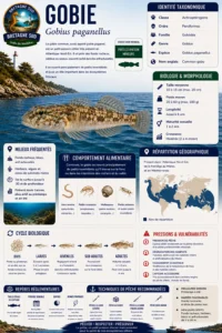 Infographie gobie commun Bretagne Sud