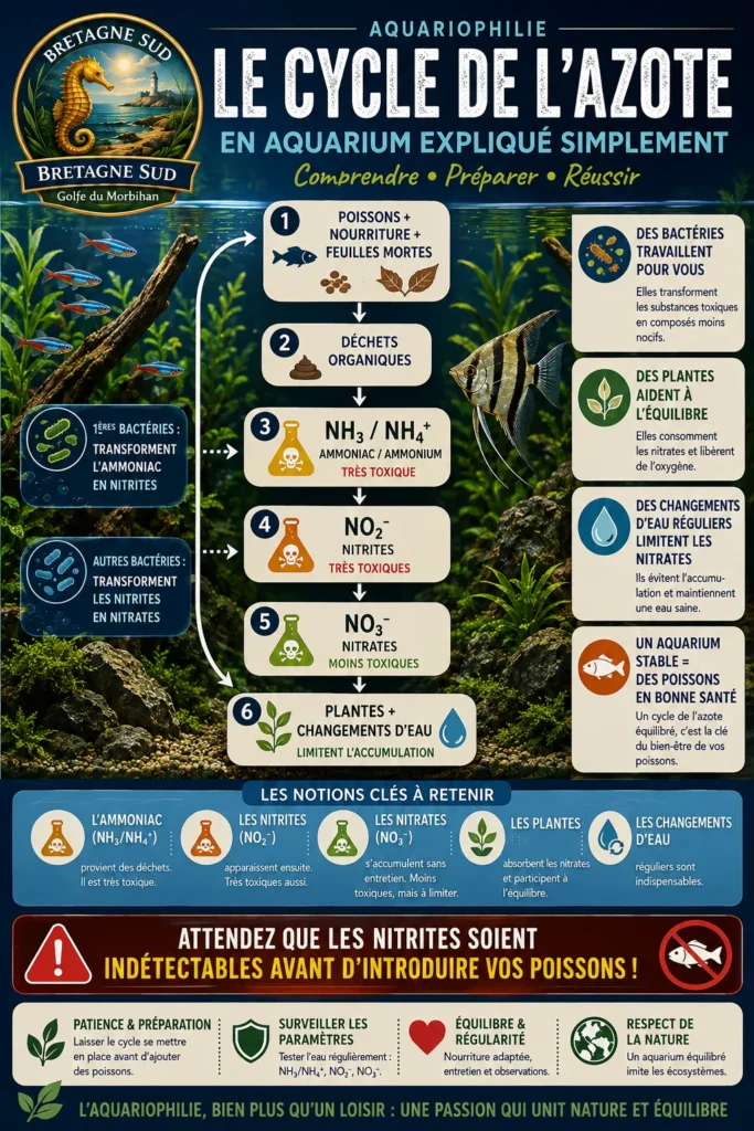 Le cycle de l’azote en aquarium expliqué simplement