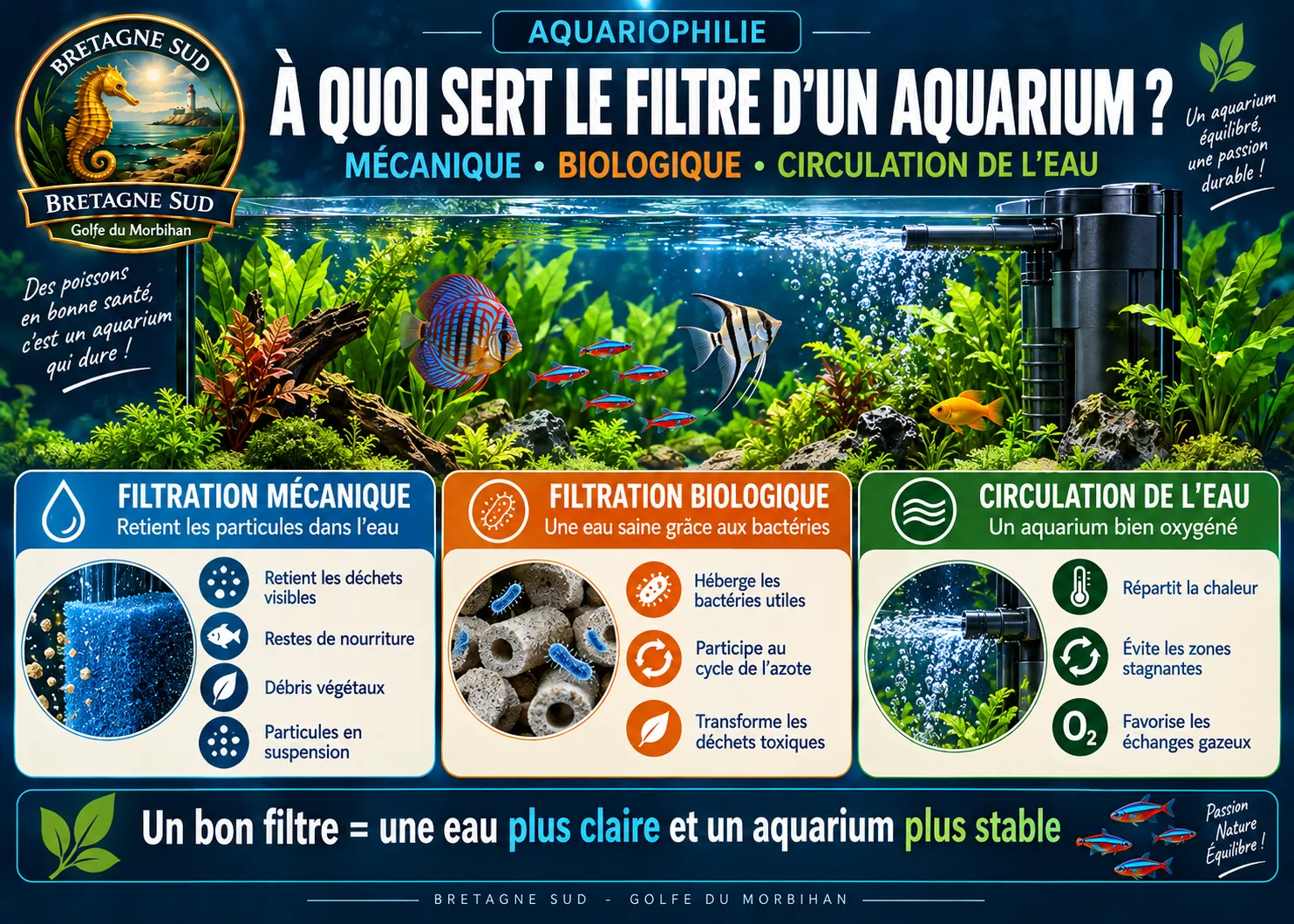 Comment choisir le filtre de son aquarium ?
