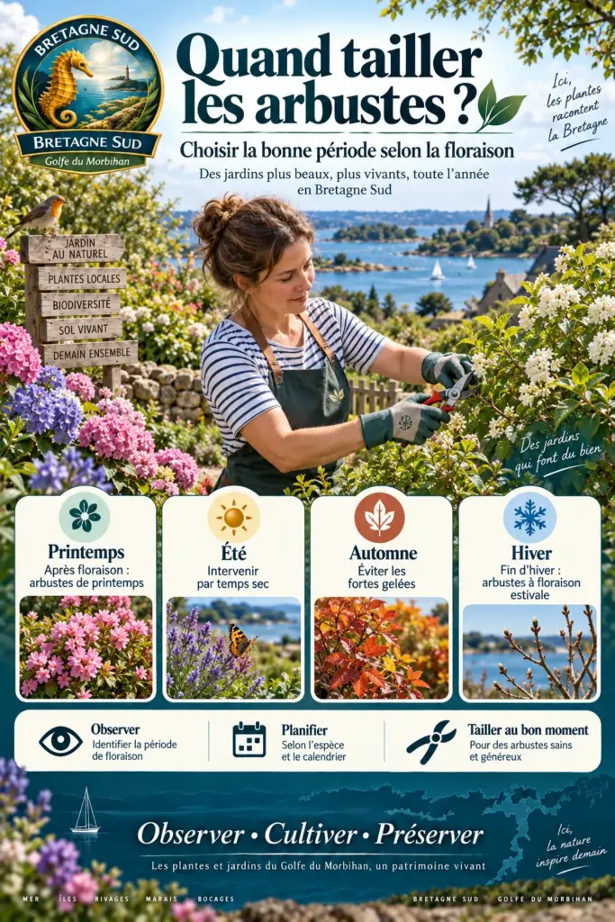 Guide breton pour tailler les arbustes selon les saisons